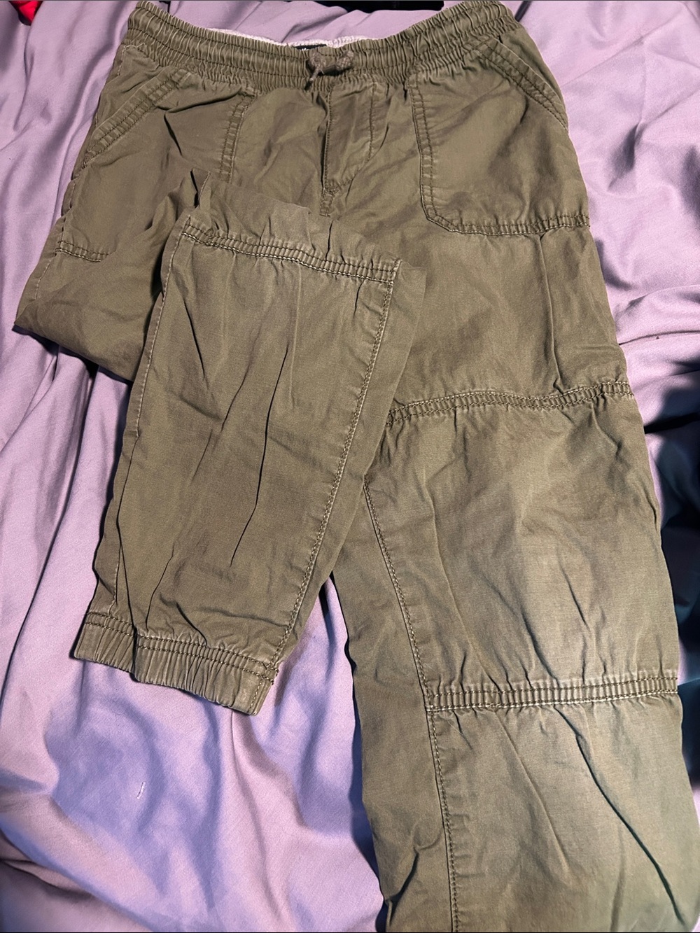 OshKosh B'gosh Olive Green Cargo Jogger Pants